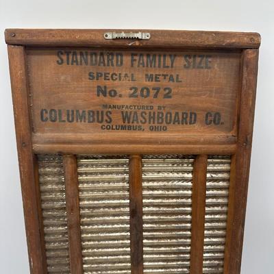 Antique Maid-Rite Washboard – Columbus Washboard Co.