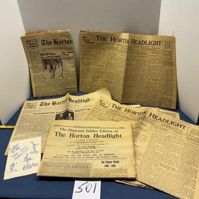 Vintage Horton Headlights
