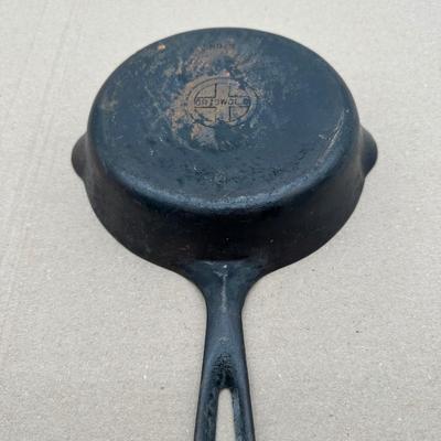 Vintage Griswold No. 5 Cast Iron Skillet – Large Block Logo