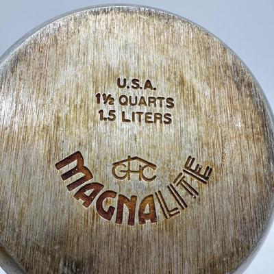 Vintage Magnalite 1½-Quart Aluminum Saucepan w/ Lid – USA Made