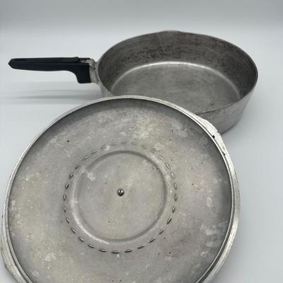 Vintage Wagner Ware Magnalite 10” Covered Skillet – Sidney O, USA