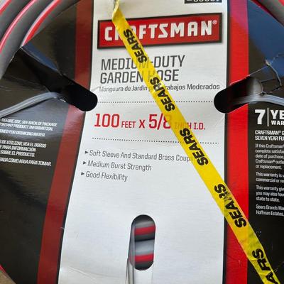 Lot of (2) Craftsman Garden Hoses – 100 ft & 75 ft, 5/8 in.