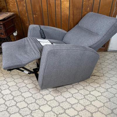 Ashley Signature Design Power Lift Recliner Chair – Gray Fabric