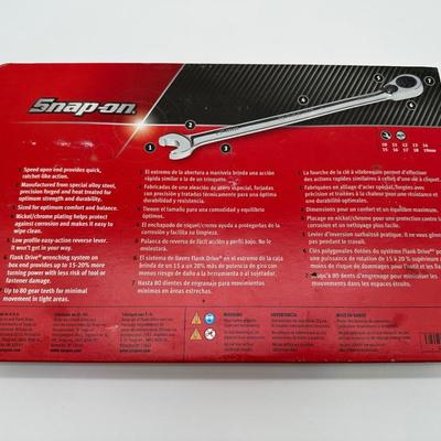 Snap-on Speed Metric Ratcheting Combination Wrench Set (10–19mm)