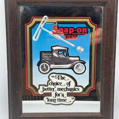 1920 Vintage-Style Advertising Wall Mirror / Art – “The Choice of Better Mechanics”