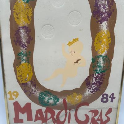 Framed 1984 Mardi Gras Limited Edition Art Print – Signed & Numbered
