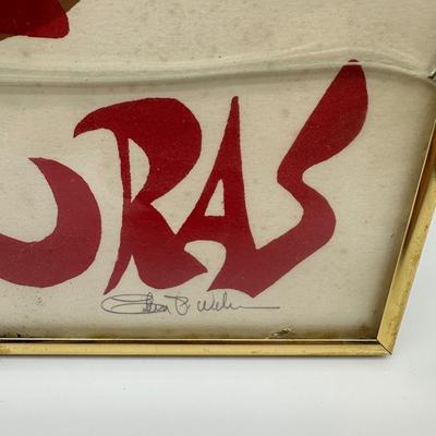 Framed 1984 Mardi Gras Limited Edition Art Print – Signed & Numbered