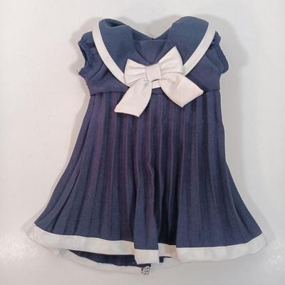 LOT 27: American Girl Molly's School Story Dress and Samantha's Summer Story Dress with Dollie & Me Dress