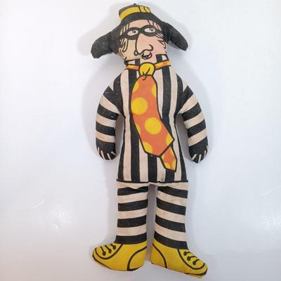LOT 32: Vintage 1970s Ronald McDonald and Hamburgler Dolls
