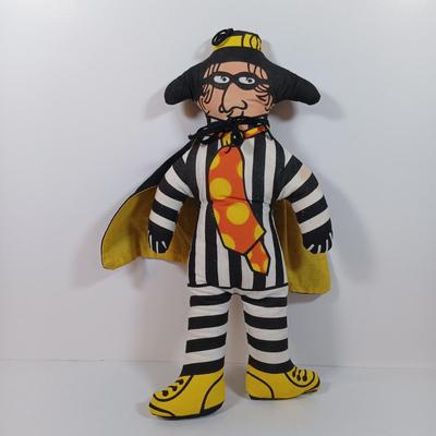 LOT 32: Vintage 1970s Ronald McDonald and Hamburgler Dolls
