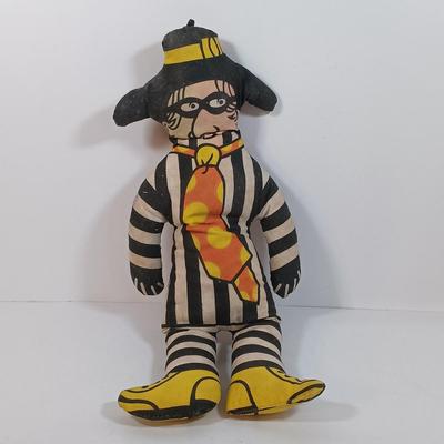 LOT 32: Vintage 1970s Ronald McDonald and Hamburgler Dolls