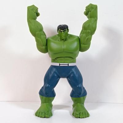 LOT 33: Marvel Hulk and the Agents of S.M.A.S.H. Shake and Smash Hulk with 1978 Poster Card & Ever Sparkle Toys Action Man