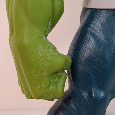 LOT 33: Marvel Hulk and the Agents of S.M.A.S.H. Shake and Smash Hulk with 1978 Poster Card & Ever Sparkle Toys Action Man