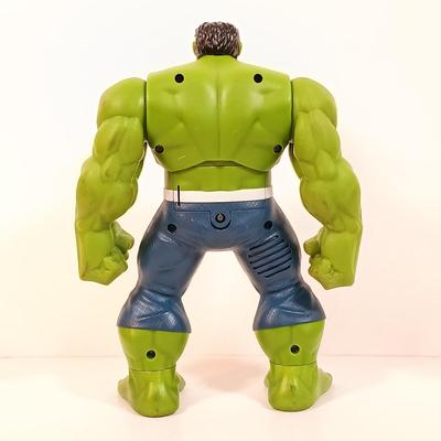 LOT 33: Marvel Hulk and the Agents of S.M.A.S.H. Shake and Smash Hulk with 1978 Poster Card & Ever Sparkle Toys Action Man