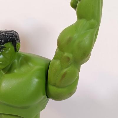 LOT 33: Marvel Hulk and the Agents of S.M.A.S.H. Shake and Smash Hulk with 1978 Poster Card & Ever Sparkle Toys Action Man