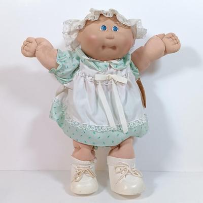 LOT 34: Vintage Cabbage Patch Preemie Doll, Webkinz Plush, Russ Bear & Bialosky Bear