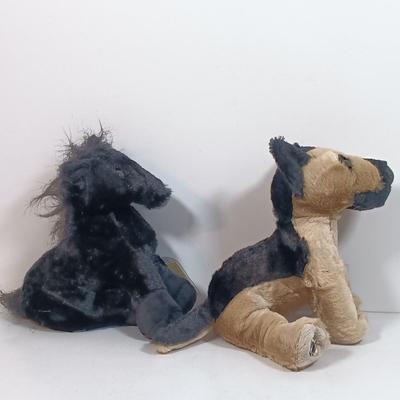 LOT 34: Vintage Cabbage Patch Preemie Doll, Webkinz Plush, Russ Bear & Bialosky Bear