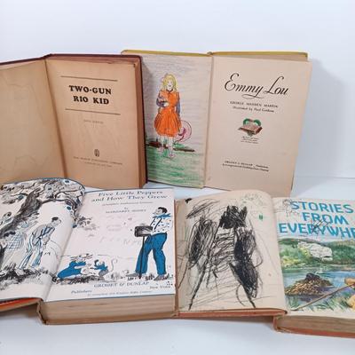 LOT 35: Vintage Novels and Children's Books