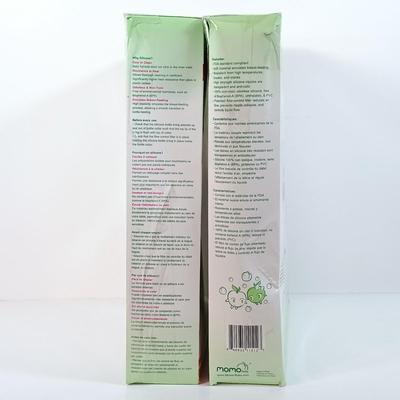 LOT 38: NIB Set of (2) Momo Baby Silcone Bottle Gift Sets