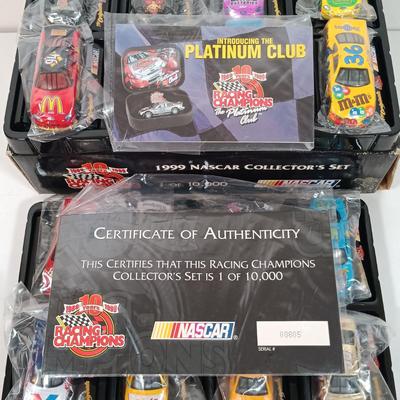 LOT 41: Sports Legends 1992 Buck Baker Champions of Racing Card Set, 1992 Nascar Collector's Set, Bill Elliot 1992 Action Watch...