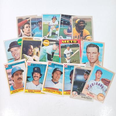 LOT 42: Vintage Bowman Football Cards, NWT Rawlings Baseball Glove, KMart 20th Anniversary Baseball Cards, Purina Co Baseball Cards &...