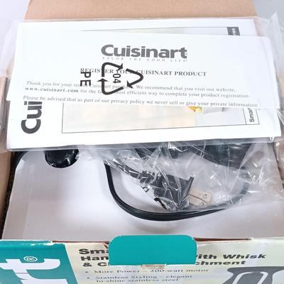 LOT 45: New/Old Stock OXO Batter Dispenser, Krups Egg Express, Cuisinart Smart Stick Hand Blender with KitchenAid Architect Coffee Maker