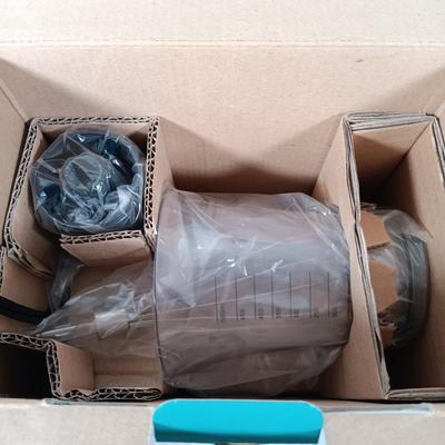 LOT 45: New/Old Stock OXO Batter Dispenser, Krups Egg Express, Cuisinart Smart Stick Hand Blender with KitchenAid Architect Coffee Maker