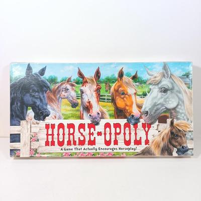 LOT 46: Lego Architecture Eiffel Tower, Criss Angel Mind Freak Platinum Magic Kit, Horse-Opoly & 550 Pc The Alchemist Puzzle