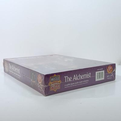 LOT 46: Lego Architecture Eiffel Tower, Criss Angel Mind Freak Platinum Magic Kit, Horse-Opoly & 550 Pc The Alchemist Puzzle