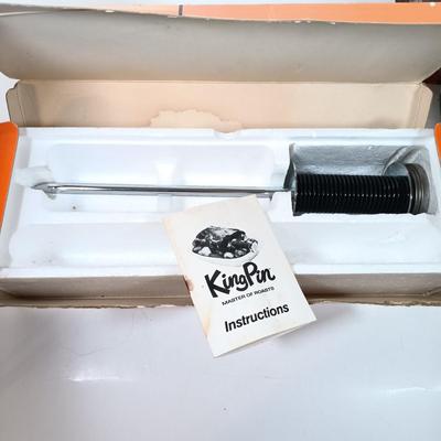 LOT 47: Vintage Kitchen - Barnyard Cookie Cutters, The Incredible Ice Cream Machine, Moulimex Julienne & More