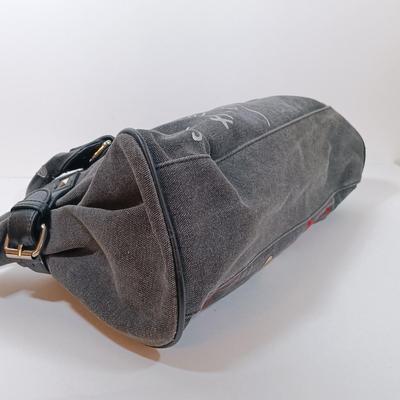 LOT 49: Ed Hardy Love Kills Slowly Shoulder Bag with Las Vegas Embroidered Purse