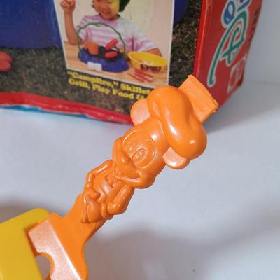 LOT 51: George Washburn Lyon LLAG1 Little Lion Children's Guitar, Camp Mickey Cookout Set, Planes Board Books & More