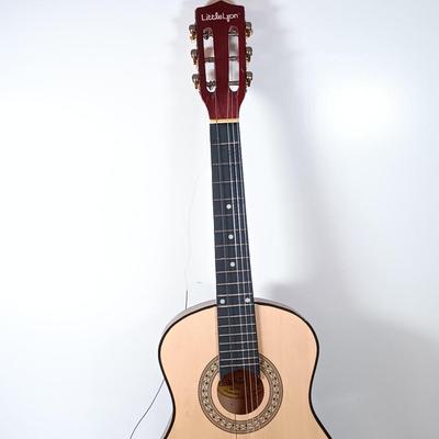 LOT 51: George Washburn Lyon LLAG1 Little Lion Children's Guitar, Camp Mickey Cookout Set, Planes Board Books & More