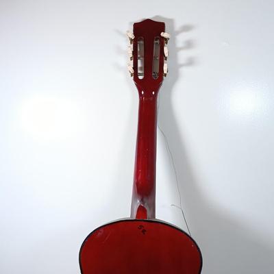 LOT 51: George Washburn Lyon LLAG1 Little Lion Children's Guitar, Camp Mickey Cookout Set, Planes Board Books & More