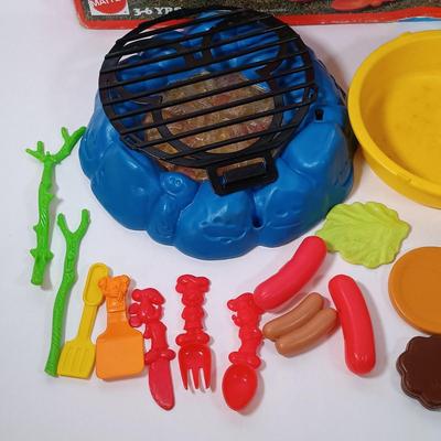 LOT 51: George Washburn Lyon LLAG1 Little Lion Children's Guitar, Camp Mickey Cookout Set, Planes Board Books & More