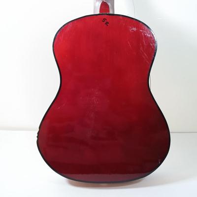 LOT 51: George Washburn Lyon LLAG1 Little Lion Children's Guitar, Camp Mickey Cookout Set, Planes Board Books & More