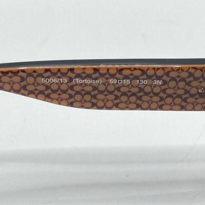 LOT 55: Coach Sunglasses (HC 8027 (L902 Scarlett) 5006/13 (Tortoise) with Case