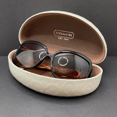 LOT 55: Coach Sunglasses (HC 8027 (L902 Scarlett) 5006/13 (Tortoise) with Case