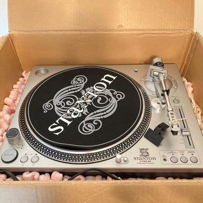 LOT 60: Stanton STR8-80X Direct Drive Turntable in Original Box