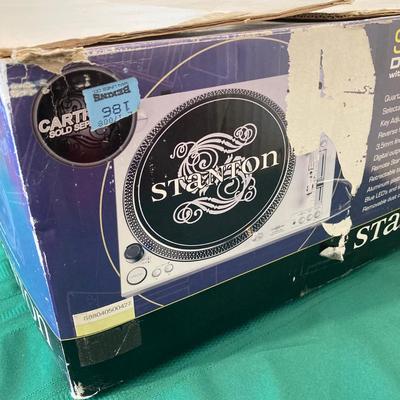 LOT 60: Stanton STR8-80X Direct Drive Turntable in Original Box