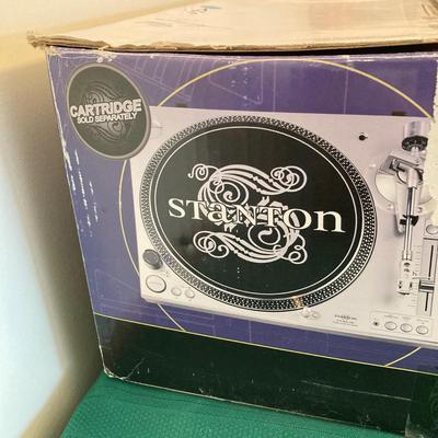 LOT 60: Stanton STR8-80X Direct Drive Turntable in Original Box