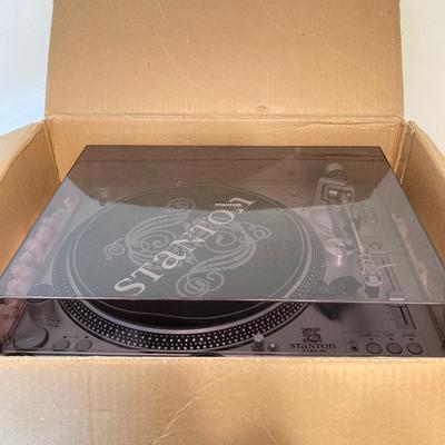 LOT 60: Stanton STR8-80X Direct Drive Turntable in Original Box