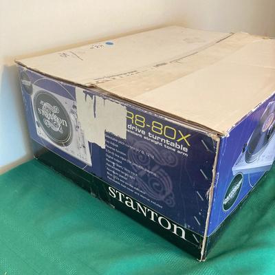 LOT 60: Stanton STR8-80X Direct Drive Turntable in Original Box