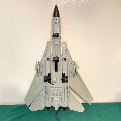 LOT 61: New Bright Tomcat Toy Fighter Jet / Airplane with Corded Remote