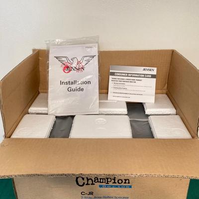 LOT 63: Jensen Champion Series C-JR Speakers in Original Box (NOS)