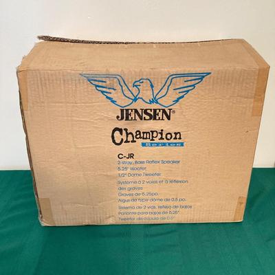 LOT 63: Jensen Champion Series C-JR Speakers in Original Box (NOS)
