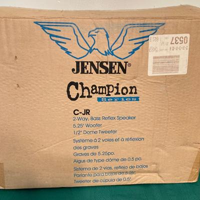 LOT 63: Jensen Champion Series C-JR Speakers in Original Box (NOS)