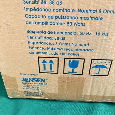 LOT 63: Jensen Champion Series C-JR Speakers in Original Box (NOS)