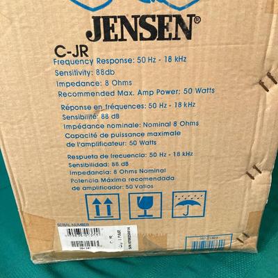 LOT 63: Jensen Champion Series C-JR Speakers in Original Box (NOS)