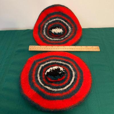 LOT 66: L. H. Kemper Code of Arms / Family Crest Artwork, Scottish Wool Golf Hats, Therese Children's Vest / Hat, WJ Family Castle...